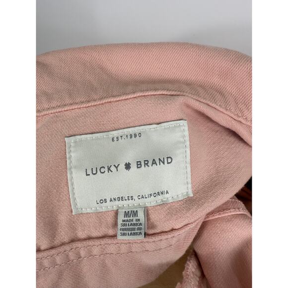 Vintage Free People pink denim jacket ,  size M - Picture 3 of 10